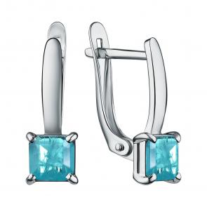 Серебряные серьги TALANT с горным хрусталём 10-72-0П00-15371 фото