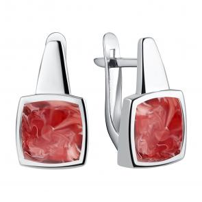 Серебряные серьги TALANT с эмалью 10-79-0000-15652 фото