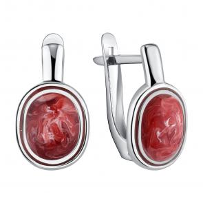 Серебряные серьги TALANT с эмалью 10-79-0000-15663 фото