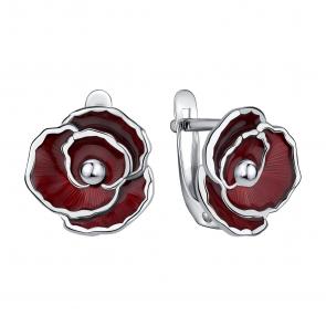 Серебряные серьги TALANT с эмалью 10-79-0000-17124 фото