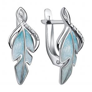 Серебряные серьги TALANT с эмалью 10-79-0000-17199 фото