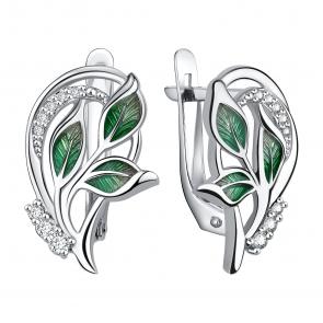 Серебряные серьги TALANT с фианитом 10-79-0001-17203 фото