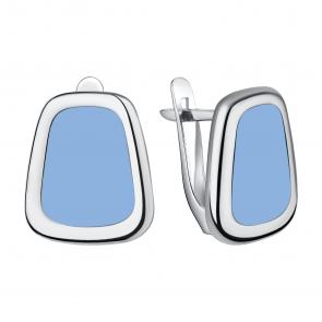 Серебряные серьги TALANT с эмалью 10-7B-0000-17239 фото