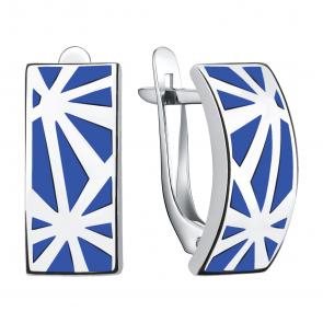 Серебряные серьги TALANT с эмалью 10-7B-0000-17240 фото