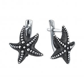 Серьги из черненого серебра TALANT 10-7P-0000-40322 фото