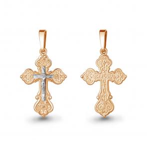 Золотая подвеска AQUAMARINE 10005 фото