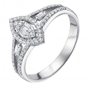 Кольцо из белого золота DOLCE DIAMOND с бриллиантом 10016012 фото