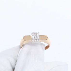 Золотое кольцо Александра с бриллиантом 1012543сбк фото