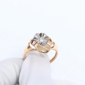 Золотое кольцо Александра с бриллиантом 1012564сбк фото