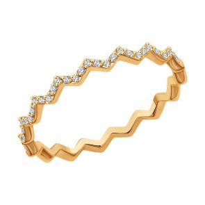 Золотое кольцо SOKOLOV с бриллиантом 1012663 фото