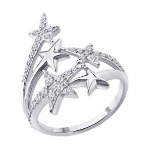 Золотое кольцо SOKOLOV с бриллиантом 1012846-3 фото