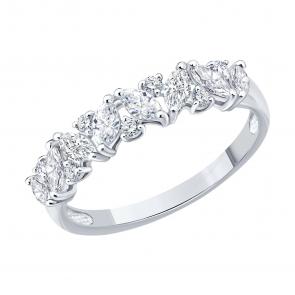 Золотое кольцо SOKOLOV с бриллиантом выращенным 1012925-3-5 фото