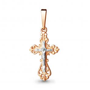 Золотая подвеска AQUAMARINE 10185 фото