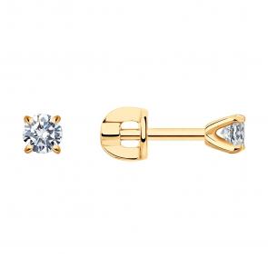 Золотые серьги SOKOLOV 1021835-5 фото