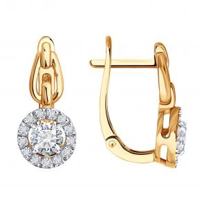 Золотые серьги SOKOLOV 1022582-5 фото