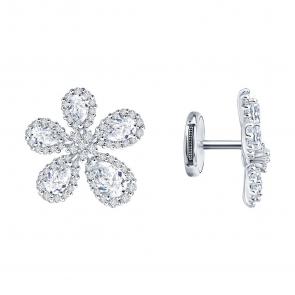 Золотые серьги SOKOLOV 1022634-3-5 фото