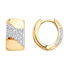 Золотые серьги SOKOLOV 1022636 фото