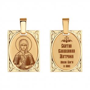 Подвеска Святая блаженная Матрона Московская SOKOLOV 102265 фото