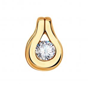 Золотая подвеска Александра с бриллиантом 1030155ск фото