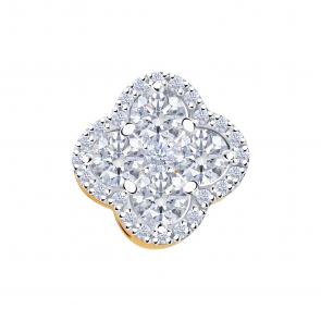 Золотая подвеска SOKOLOV с бриллиантом выращенным 1030951-5 фото