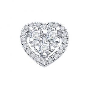 Подвеска из белого золота SOKOLOV с бриллиантом 1030952-3 фото