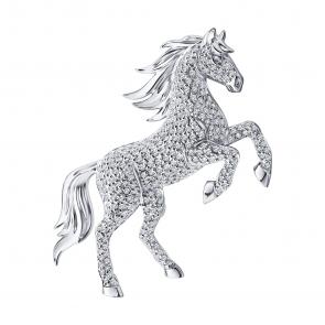 : Брошь из белого золота с бриллиантами 1040057-3 фото