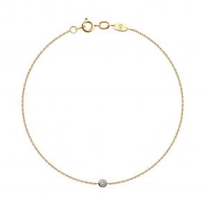 Золотой браслет SOKOLOV с бриллиантом выращенным 1050206-5 фото