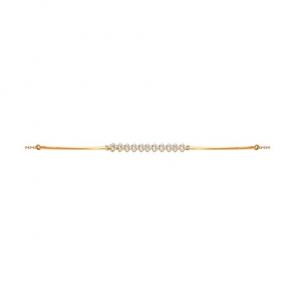 Золотой браслет SOKOLOV с бриллиантом 1050237 фото