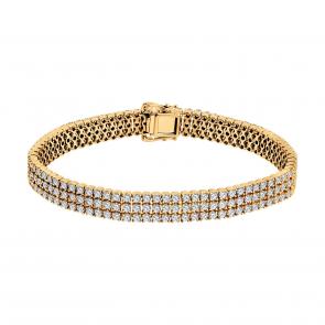 Золотой браслет SOKOLOV с бриллиантом 1050242 фото