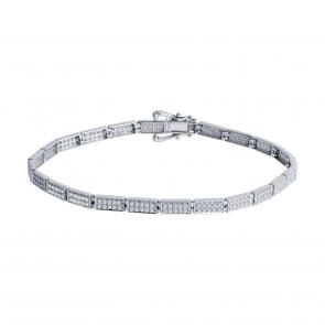 Браслет из белого золота SOKOLOV с бриллиантом 1050305-3 фото