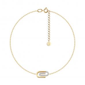 Золотой браслет SOKOLOV 1050389 фото