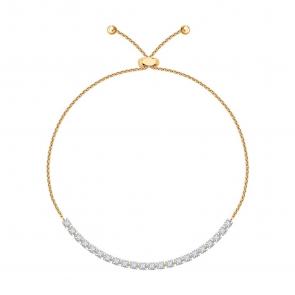 Золотой браслет SOKOLOV с бриллиантом выращенным 1050398-5 фото