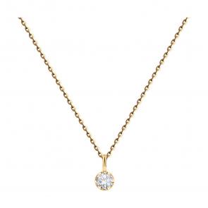 Золотое колье SOKOLOV с бриллиантом выращенным 1070174-5 фото