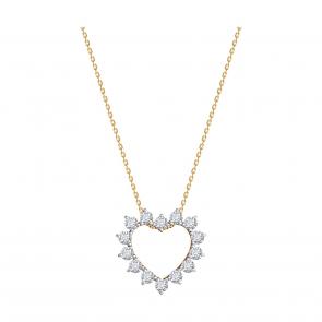 Золотое колье SOKOLOV с бриллиантом выращенным 1070373-5 фото