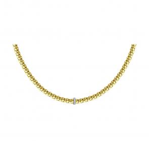 Колье из лимонного золота SOKOLOV с бриллиантом 1070404-2 фото