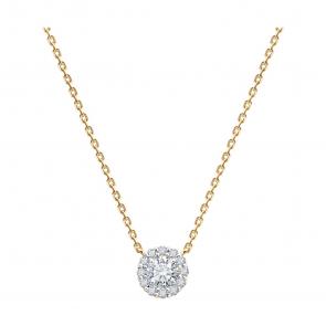 : Колье из золота с бриллиантами выращенными 1070438-5 фото