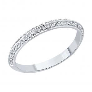 Золотое кольцо SOKOLOV с бриллиантом 1110268-3 фото