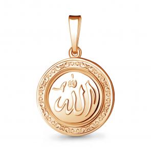 Золотая подвеска AQUAMARINE 11120 фото