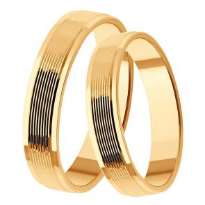 Золотое обручальное кольцо 4 мм SOKOLOV 111232 фото