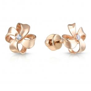 Золотые серьги TALANT с фианитом 12-00-0001-26282 фото