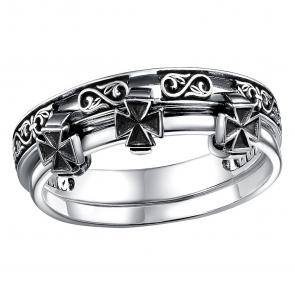 Кольцо из черненого серебра Высоковы 585 12-000930-104000 фото