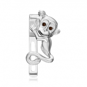 Серебряные серьги Platina с эмалью 12-0015-00-000-0200 фото