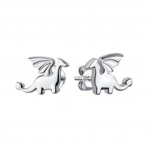 Серебряные серьги Символ года Дракон TALANT 12-72-0000-15117 фото