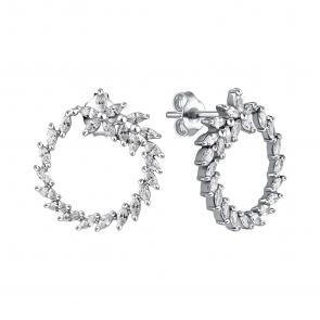 Серебряные серьги TALANT с фианитом 12-72-0001-15598 фото