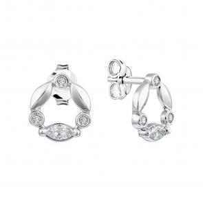Серебряные серьги TALANT с фианитом 12-72-0001-15845 фото
