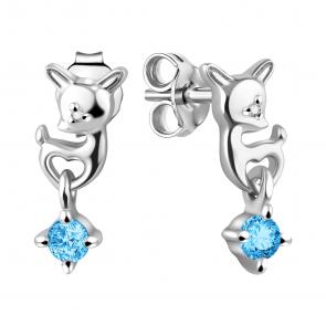 Серебряные серьги TALANT с фианитом 12-72-0009-11291 фото