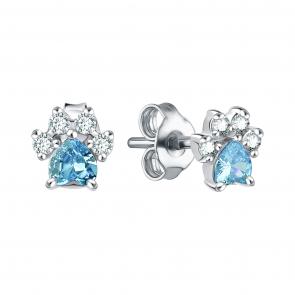 Серебряные серьги TALANT с фианитом 12-72-0009-15578 фото