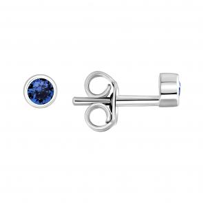 Серебряные серьги TALANT с кристаллом Swarovski 12-72-000E-24140 фото