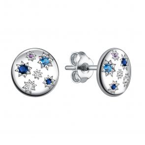 Серебряные серьги TALANT с фианитом 12-72-000M-17417 фото