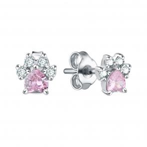 Серебряные серьги TALANT с фианитом 12-72-000R-15578 фото